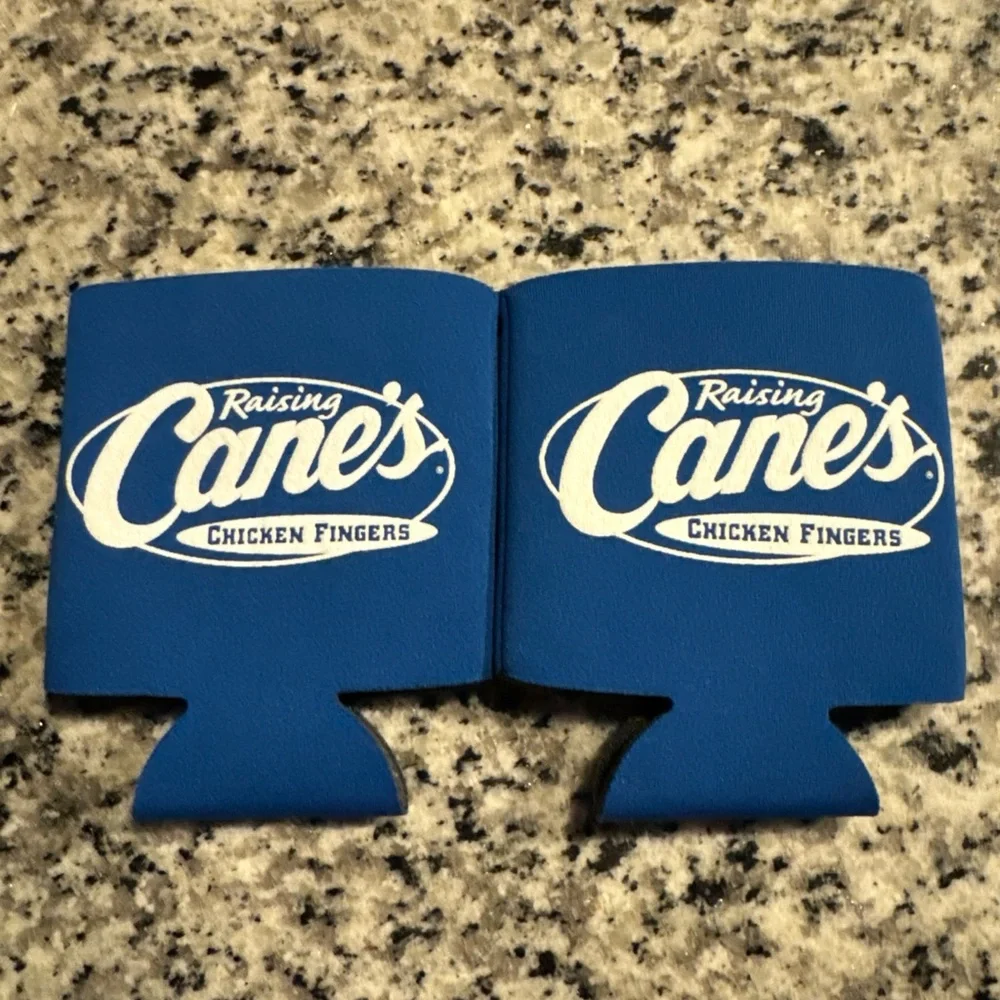 Raising Cane’s UK Wildcats Can Koozie Blue/White, set of 2